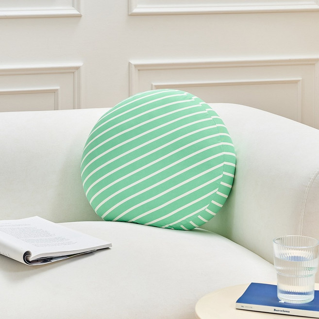 모던하우스 3도씨 익스트림쿨 말랑핏 미니 멀티쿠션 그린 스트라이프 D40-EM0926031