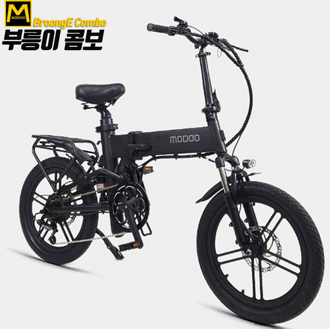 2024년도 부릉이3 콤보 풀샥 전기자전거 48v 10Ah 500W 폴딩바이크, 바구니 포함, 무광블랙