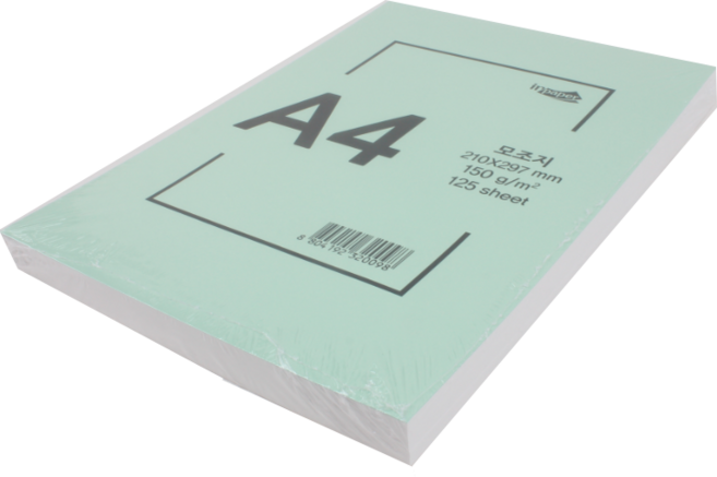 아이엠 A4 모조지 120g 150g 180g 대용량 만화원고지 포장지 도화지 백상지