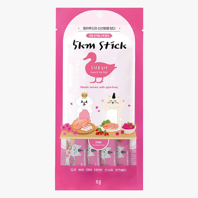 朝貢 5km Stick 營養蔬果肉泥, 14g, 1個, 鴨胸肉（抵抗力）