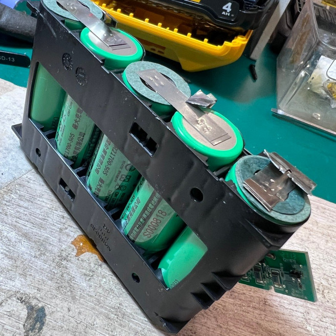 花電 全新動力電池 適用於三星INR21700-50S, 1個, DCB240(更換後5.0AH), 5AH