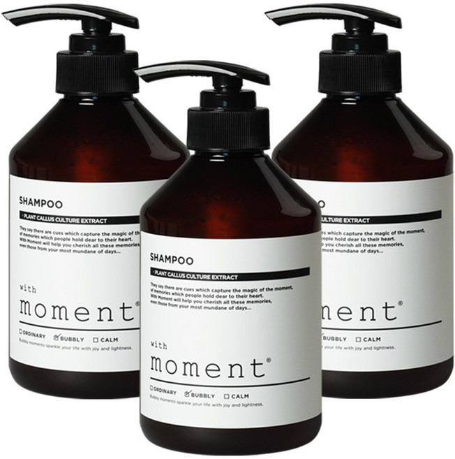 위드모먼트 샴푸, 3개