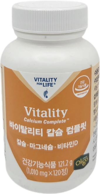 멜라루카 바이탈리티 칼슘 컴플릿 비타민 무기질, 120정, 1개 - 쿠팡