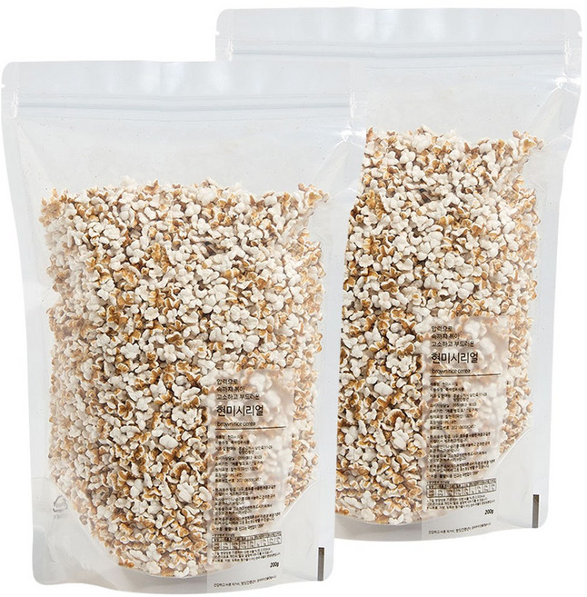 방앗간청년 현미시리얼, 2개, 400g
