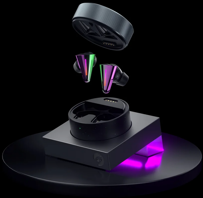 Angry Miao CyberBlade 앵그리 미오 사이버블레이드 마이크내장 36ms 저지연 노이즈 캔슬링 블루투스 PC 아이폰 안드로이드 PS 4/5 스위치 호환, Shell Black