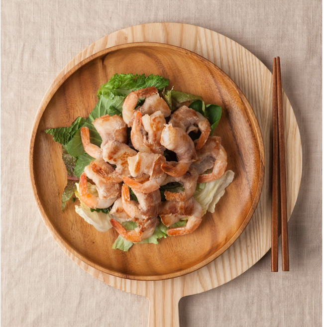 엉클킴 대패삼겹새우말이 160g, 1개