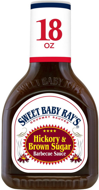 Sweet Baby Rays 스위트 베이비 레이스 히코리 & 브라운 슈거 바비큐 소스 18온스, 1개