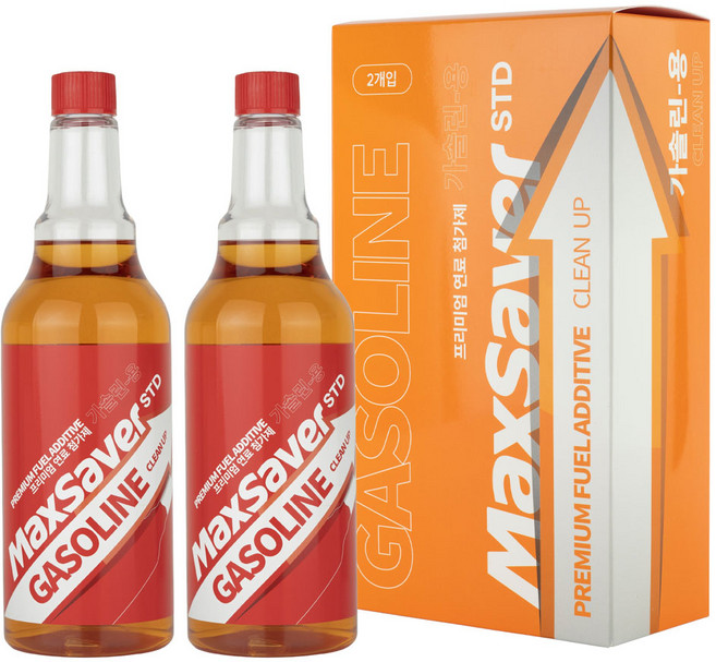 맥세이버 STD 연료첨가제 가솔린 디젤 550ml, 가솔린/휘발유, 2개