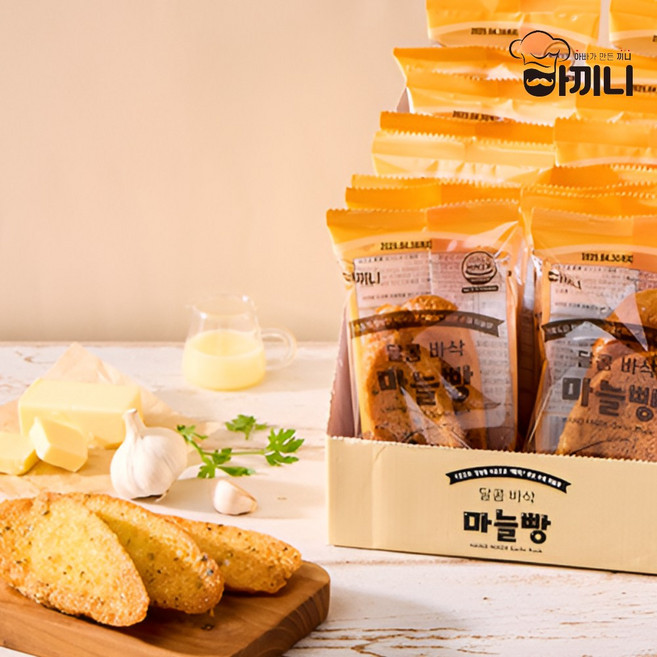 편의점 달콤 바삭 마늘빵 35g 입천장이 까지지 않는 특허기술, 16개