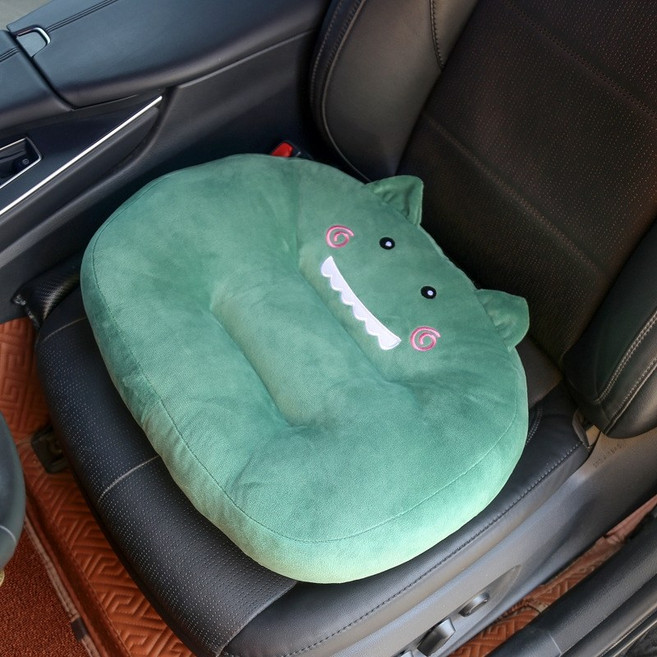 가려거든 키높이 운전 방석 통기성 쿠션, 약 45x40cm, 공룡 모형 45x40x12cm, 1개