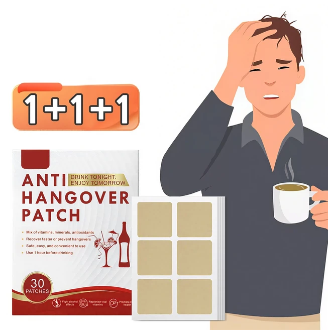 파티패치 숙취해소제 숙취패치 음주 후 아침 회복 메스꺼움 완화 여행 크루즈 필수템 숙취해소환 파티패치, 30개입, 3개 - 쿠팡