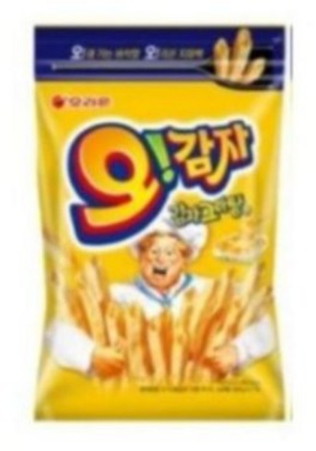 오감자 오리온 그라탕 지퍼백 감자스낵, 257g, 15개