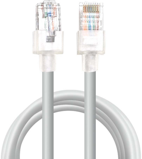 LS전선 CAT6 기가비트 랜선 60CM 그레이 수제작 POE 허브 UTP 인터넷 랜케이블 서버 네트워크공사 LAN 자재, 1개