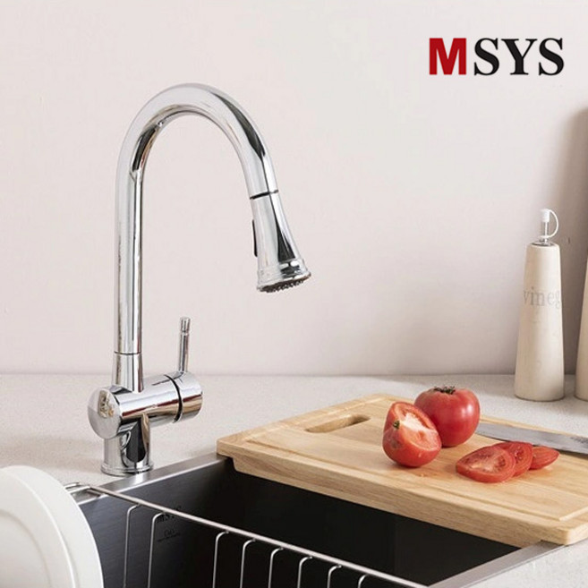 MSYS 엠시스 주방 수전 싱크대 수도꼭지 MF 교체 핸디형 코브라형, MF300, 1개