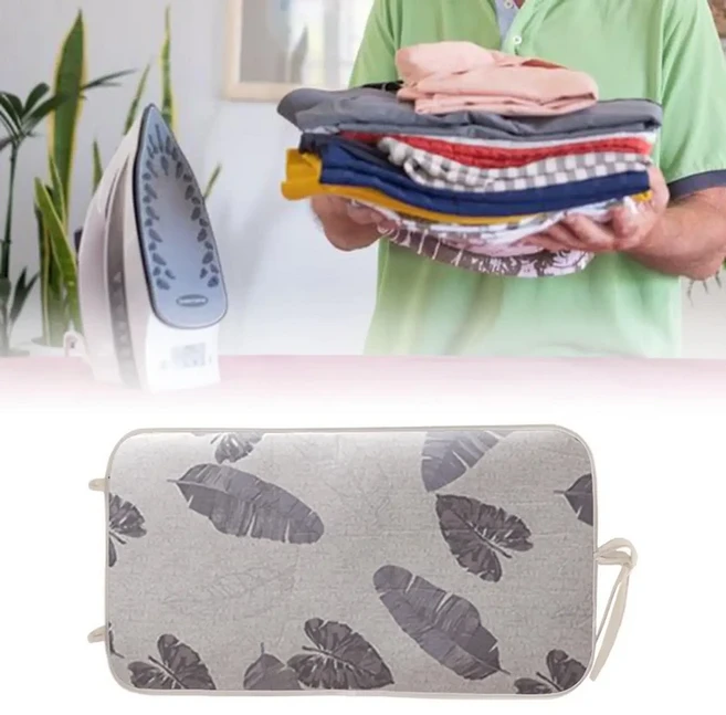 접이식 문짝 스팀 담요 스티머 보드 의류 문짝 스티머 패드 기숙사 여행 가정용 걸이형 다리미 보드, 05 Leaf