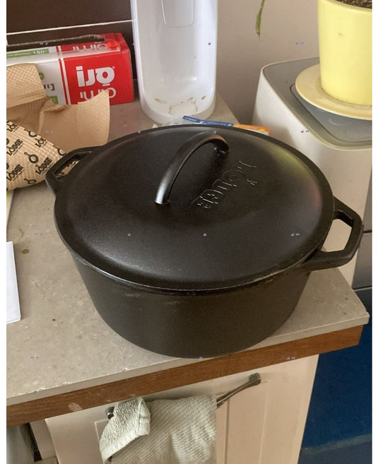 LODGE 荷蘭鍋 5QT 鑄鐵鍋具, 1個, 黑色, 10.25吋