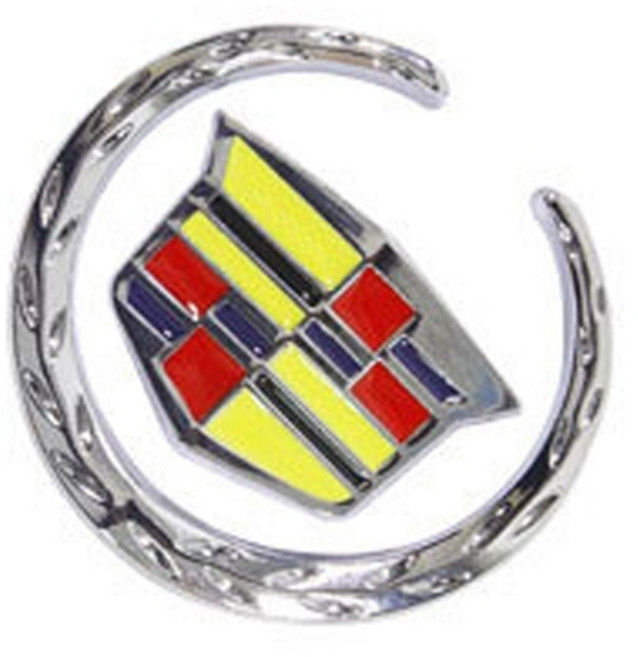[주주파츠몰] 캐딜락 전차종 휀다 트렁크 이니셜 심볼 엠블럼 CT6 CTS ATS 에스컬레이드 호환 용품, 01. 원형 엠블럼