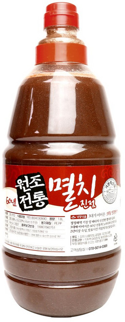 자연닮음 60년 전통 기장 자연숙성 멸치진젓 1.8L, 2.2kg, 1개