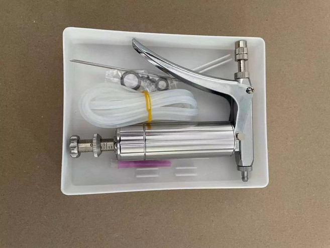 분사기 수정 스테인리스 분무기꿀벌 스프레이건 양봉 꽃가루, 스테인리스스프레이, 스테인리스 1.5m 호스+부속품, 1개