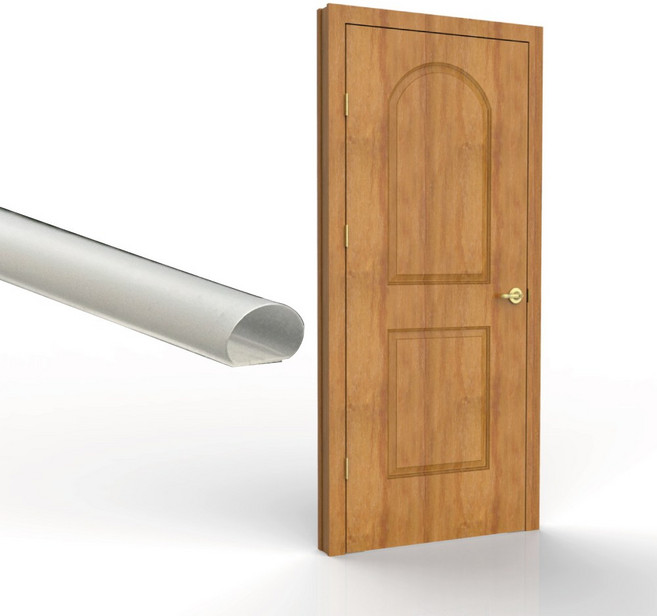 현관문 문풍지 문틈 바람막이 실리콘 문틈막이 바람 외풍 벌레 소음 먼지 차단 창틈이 D형, 1개, 소형 2.4m 반투명