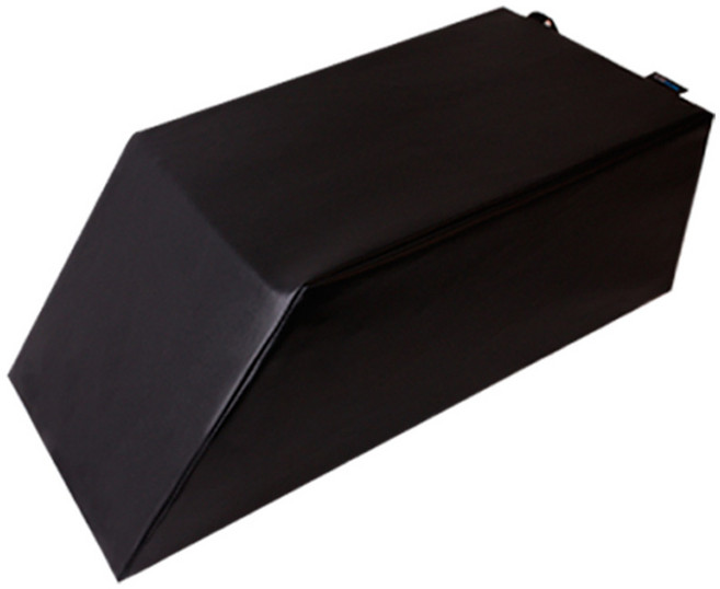 사선 무릎 진찰 베개 진료용 무릎받침대 진찰실 의료용 베개 무릎베개, 1개, 검정