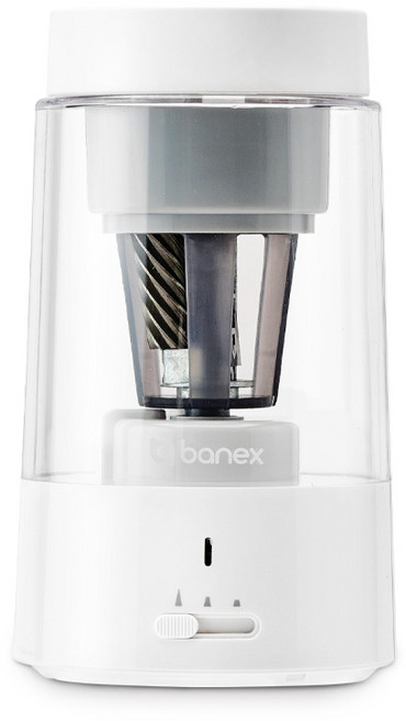 바넥스 무선 자동상승 연필깍이 BN-AP50 전동 3단계 심조절 어린이 학용품 미술, 1개