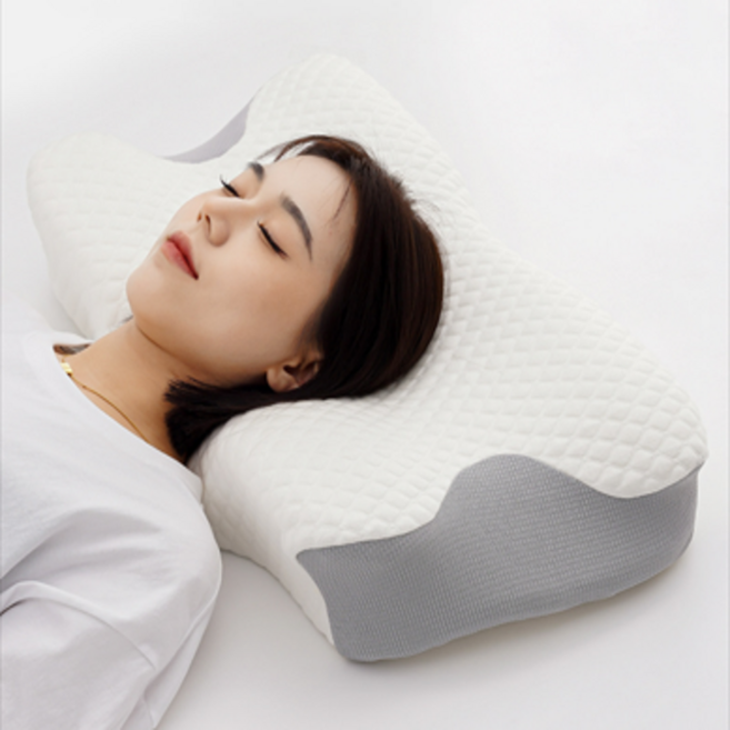 데보코 초고밀도 메모리폼 경추 베개, 1개, 그레이