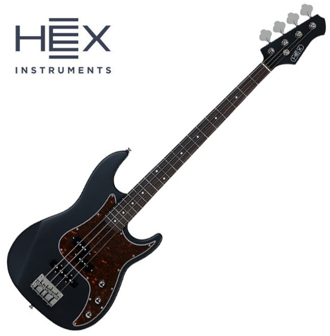 헥스 베이스기타 RB100R 재즈베이스 PJ픽업, BK 블랙, HEX - RB100R, 1개