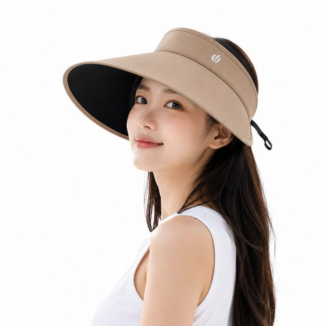 에어쉐이드 여성 골프 햇빛가리개 썬캡 자외선 UV차단 접이식 모자