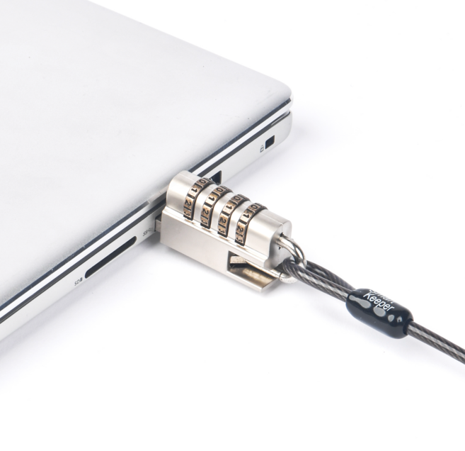 스마트키퍼 노트북 맥북 락 도난방지 시건장치 잠금장치 시스템 물리보안 다이얼 USB형 CSK-LLD01, 노트북락 (다이얼) 1개, 1개