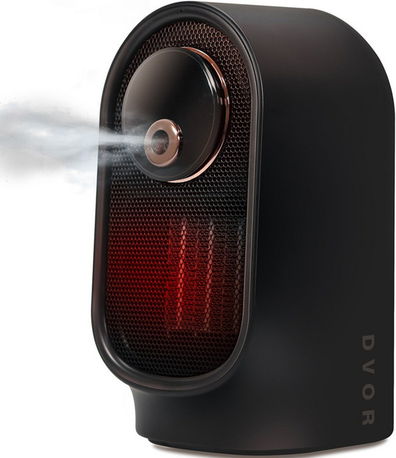 드보르 히터가습기, 매트블랙, DV-P01B