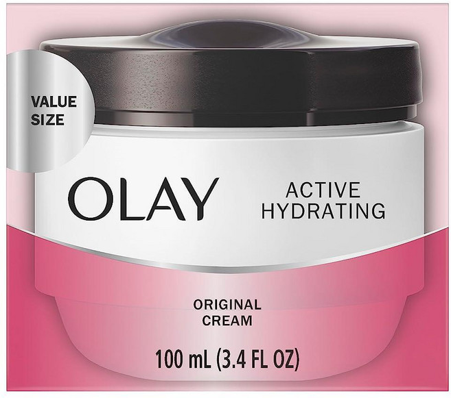 Olay 액티브 하이드레이팅 크림 페이스 모이스처라이저 100.5ml (3.3액량 온스)