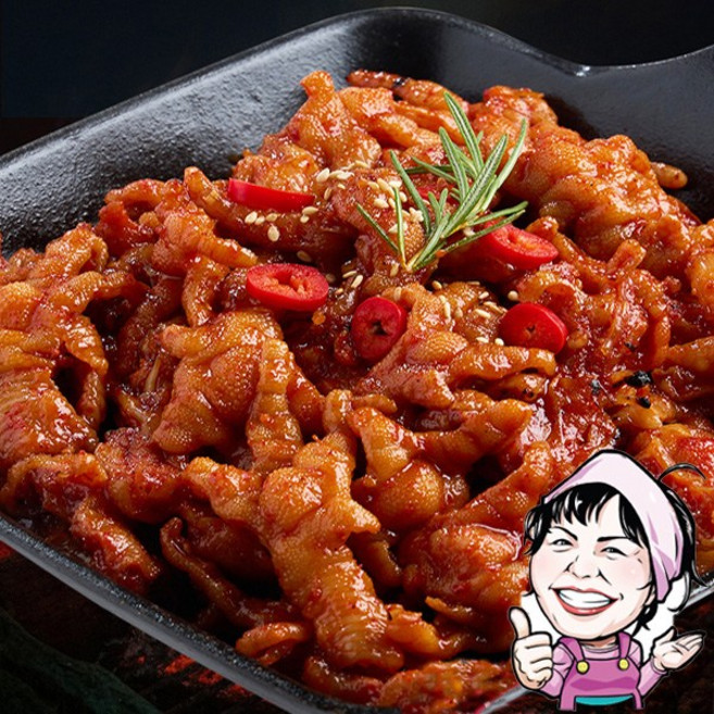 [숙이네] 불맛가득 매콤 쫄깃함 직화무뼈닭발 180g, 1개