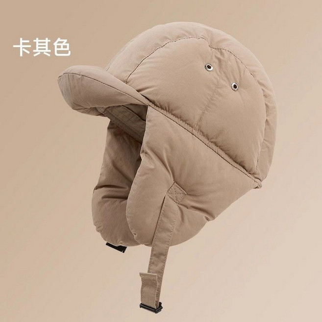 램코지 패딩모자 겨울 바이크 사이클링 방한모 트루퍼햇 스키장 남녀공용 보온 귀도리 군밤모자