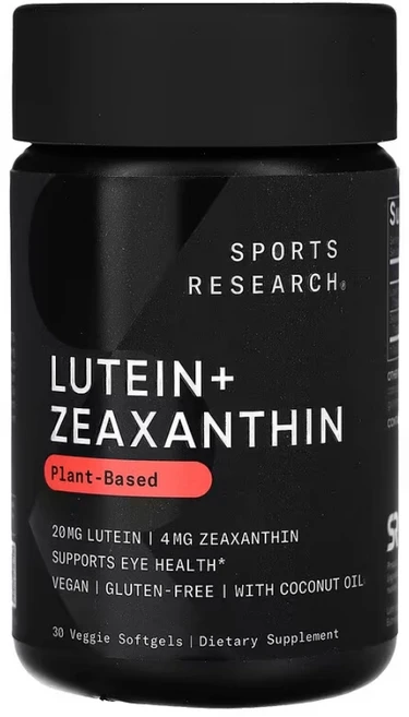 스포츠리서치 루테인 20mg + 제아잔틴 4mg 베지 소프트젤 120정 1개, 30정, 30개 - 쿠팡