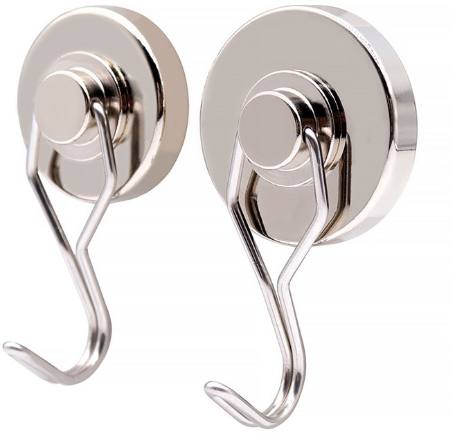 마니코 초강력 네오디움 고리자석 360도 회전형 후크 32mm, 5개