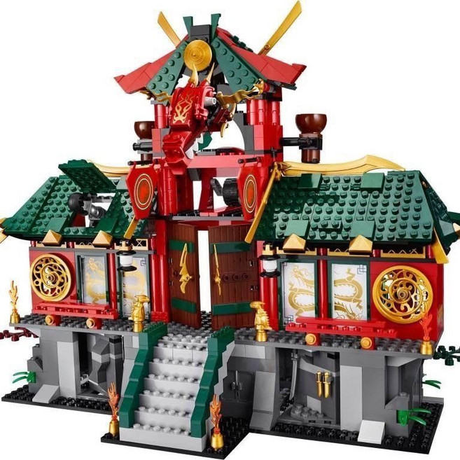 시티의 조립 닌자고 중국레고 제이 니야 전투 블럭, A. 닌자 시티 전투 인쇄