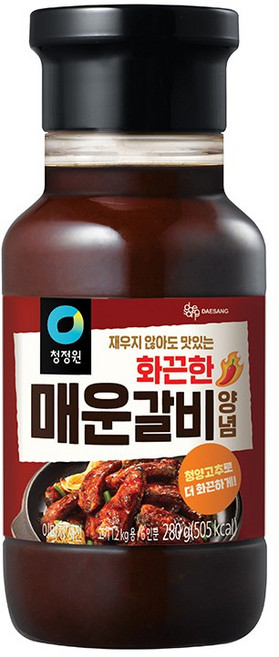 청정원 화끈한 매운갈비양념, 280g, 1개
