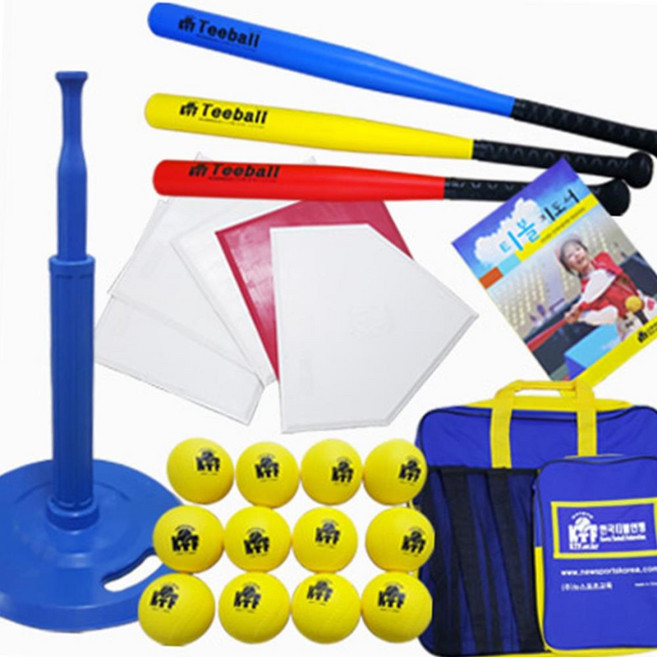 (올핀) 뉴스포츠교육 - 티볼+베이스세트 티볼연맹공식제품(KTF)/티볼세트+베이스세트/국산제작/한국티볼연맹공인