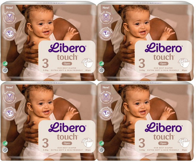 리베로 기저귀 터치 밴드형 3단계 40매 4팩, 160매