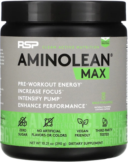 RSP뉴트리션 아미노린 맥스 마우이 파인애플맛 290g, 1개 - 쿠팡