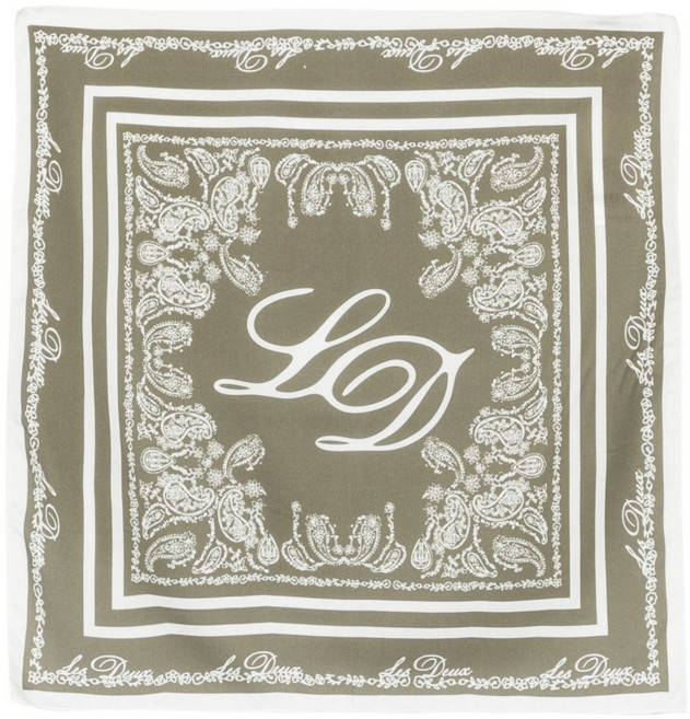 레두 페이즐리 프린트 스카프