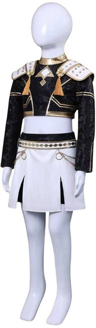 케이팝데몬헌터스 케데헌 어린이 헌트릭스 골든 코스튬 코스프레 의상 세트