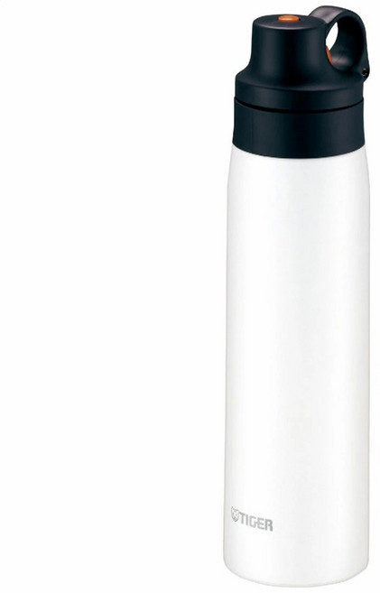 TIGER 虎牌 夢重力彈蓋式不銹鋼吸管型保冷杯 500ml MCS-A50J, MCS-A050WR白色-日本新色, 1個