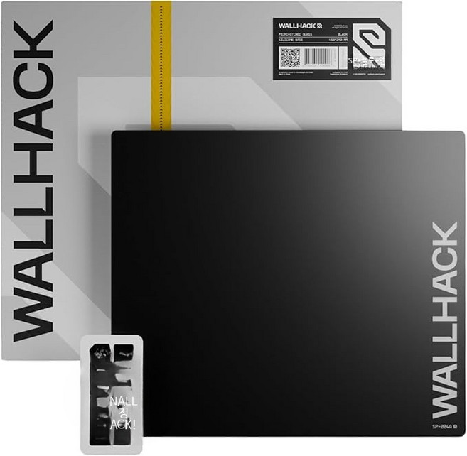 스카이패드 월핵 SP-004A 유리 게이밍 마우스패드 2color, 1개, 스피드 브락크SP005