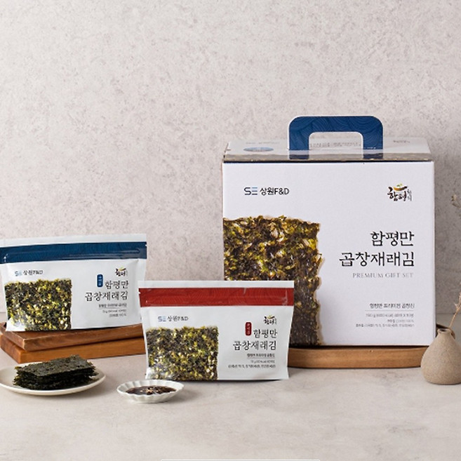 국내산 전남함평 절단 곱창재래김, 150g, 1개