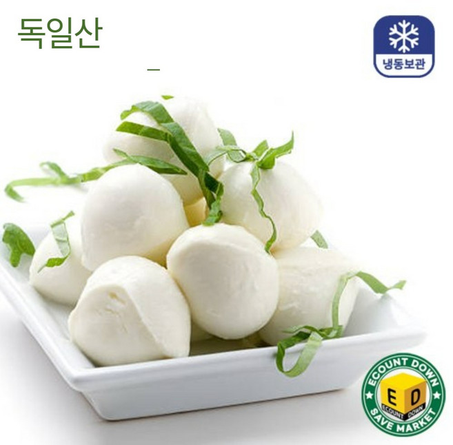 냉동 미니 모짜렐라 치즈 1kg(구슬)(보코치니 피자), 1개, 1kg