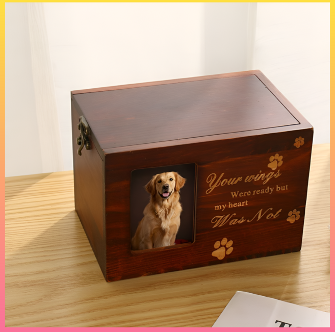 팻메모리얼 강아지유골함 보관케이스 보관장 상자 집보관, 1개