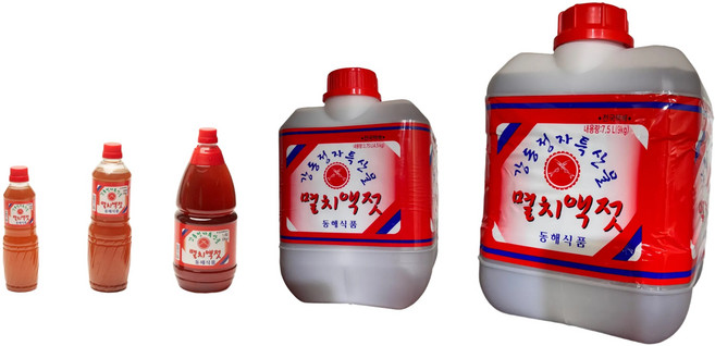 동해식품 울산 강동정자 멸치액젓 맑은액젓 김장젓갈 김장액젓 업소용 가정용, 1개, 7.5L