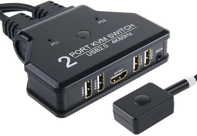 (Coms) 컴스 TB990 (KVM스위치/2:1/HDMI/2포트), 1개